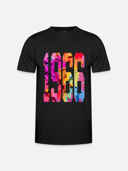 BUNT 60TH BIRTHDAY 1966 - Men's Functional T-Shirt - black