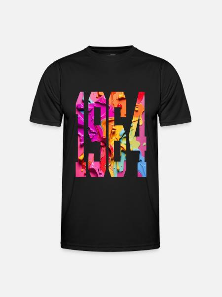 BUNT 62ND BIRTHDAY 1964 - Men's Functional T-Shirt - black