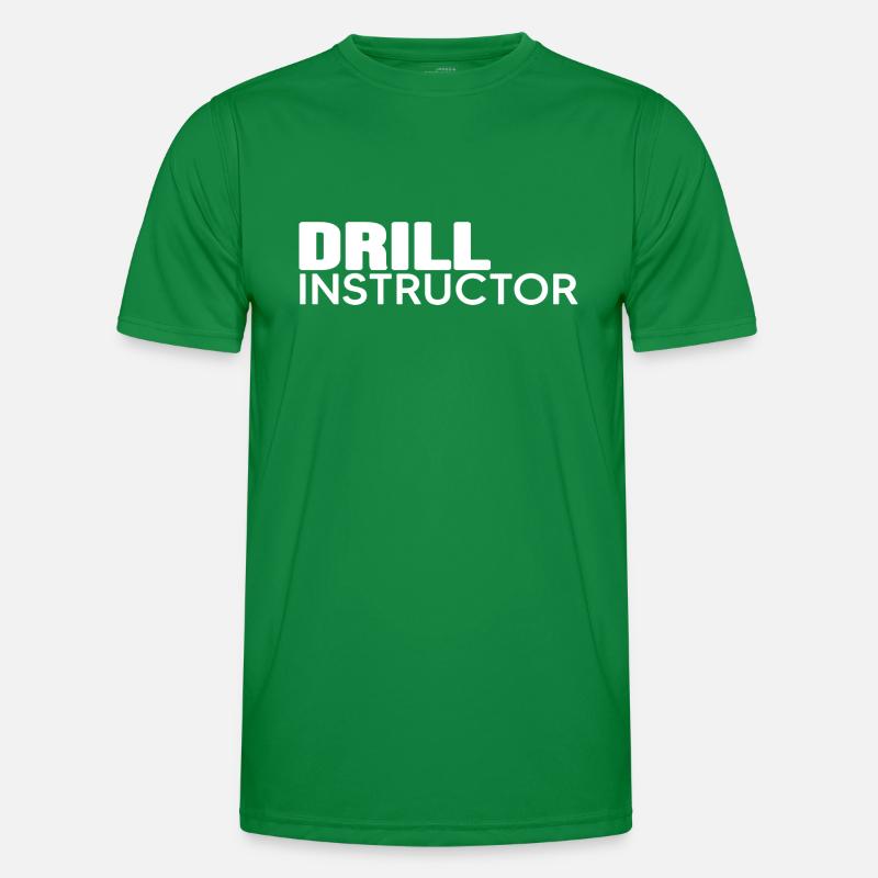 Ausbilder "drill-instructor" Coach Männer Funktions-T-Shirt