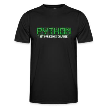 nerd coder server online nerd-life Programmierer - Männer Funktions-T-Shirt - Schwarz - Vorne - AI Model Male 178 dark (178cm)