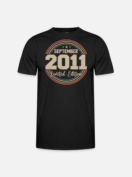 September Birthday Gift 2011 - Men's Functional T-Shirt - black