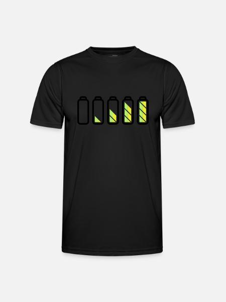 battery_loading - Men's Functional T-Shirt - black