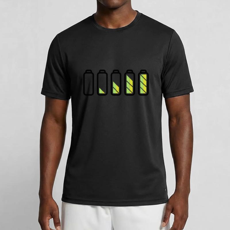battery_loading T-shirt sport Homme