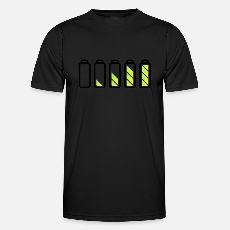 battery_loading - Men's Functional T-Shirt - black