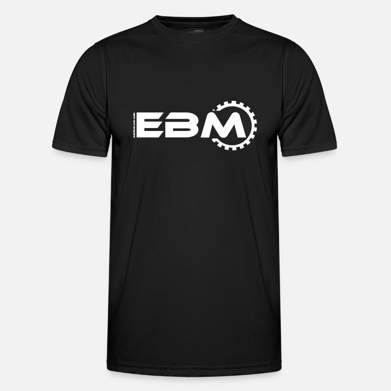 Electronic Body Music - EBM (Vector) - Men's Functional T-Shirt - black