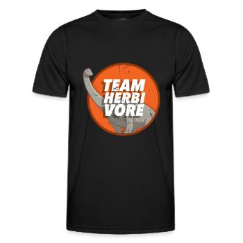 Vegan Veganer - T-shirt sport Homme - noir - Devant - AI Model Male 178 dark (178cm)