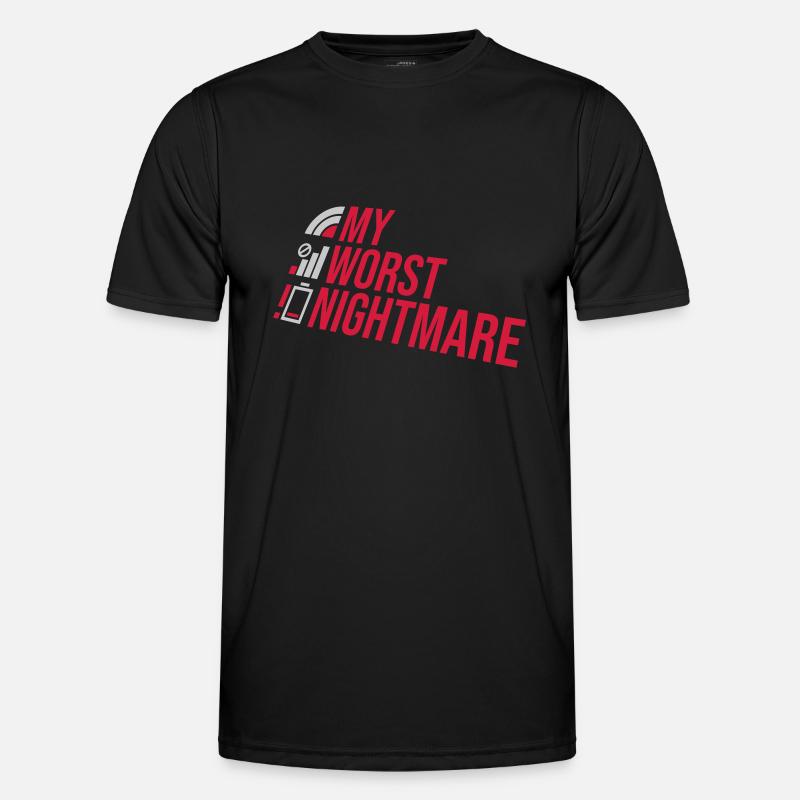 Drôle mon pire cauchemar T-shirt sport Homme
