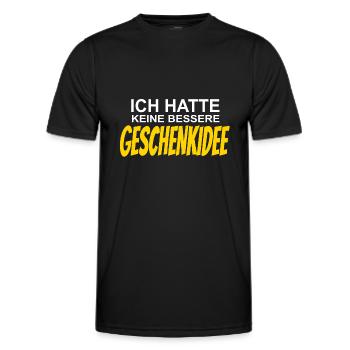 Beste Geschenkidee - Männer Funktions-T-Shirt - Schwarz - Vorne - AI Model Male 178 dark (178cm)
