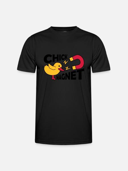 Casanova Chick Magnet Womanizer - Men's Functional T-Shirt - black