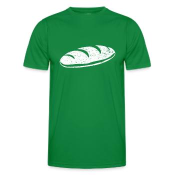 Bread - Men's Functional T-Shirt - kelly green - Front - AI Model Male 178 dark (178cm)