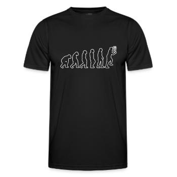 Racquetball-Spieler Squashspiel Squash Racquetball - Männer Funktions-T-Shirt - Schwarz - Vorne - AI Model Male 178 dark (178cm)