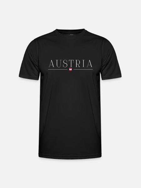I love Austria - Men's Functional T-Shirt - black