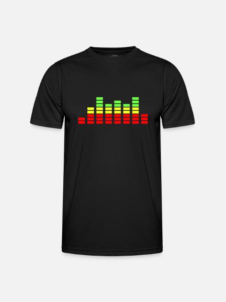equalizer - Männer Funktions-T-Shirt - Schwarz