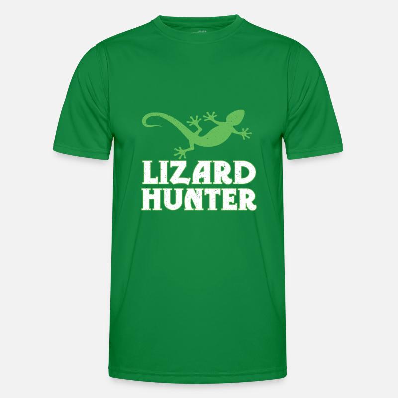 Eidechse Männer Funktions-T-Shirt