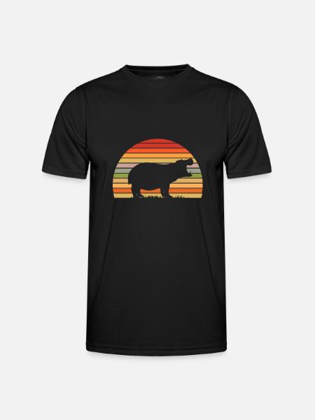 Hippo - Men's Functional T-Shirt - black