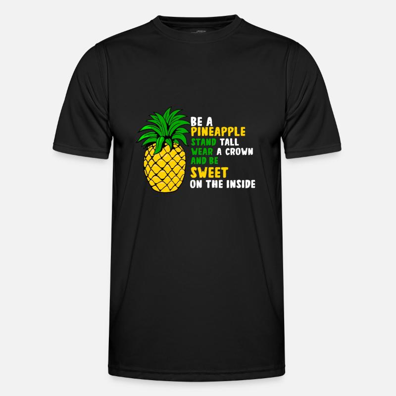 Pineapple - Men's Functional T-Shirt - black