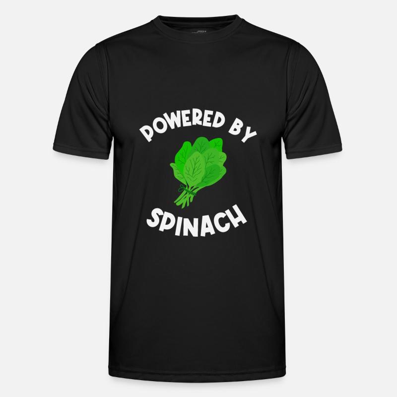 Spinach Gift - Men's Functional T-Shirt - black