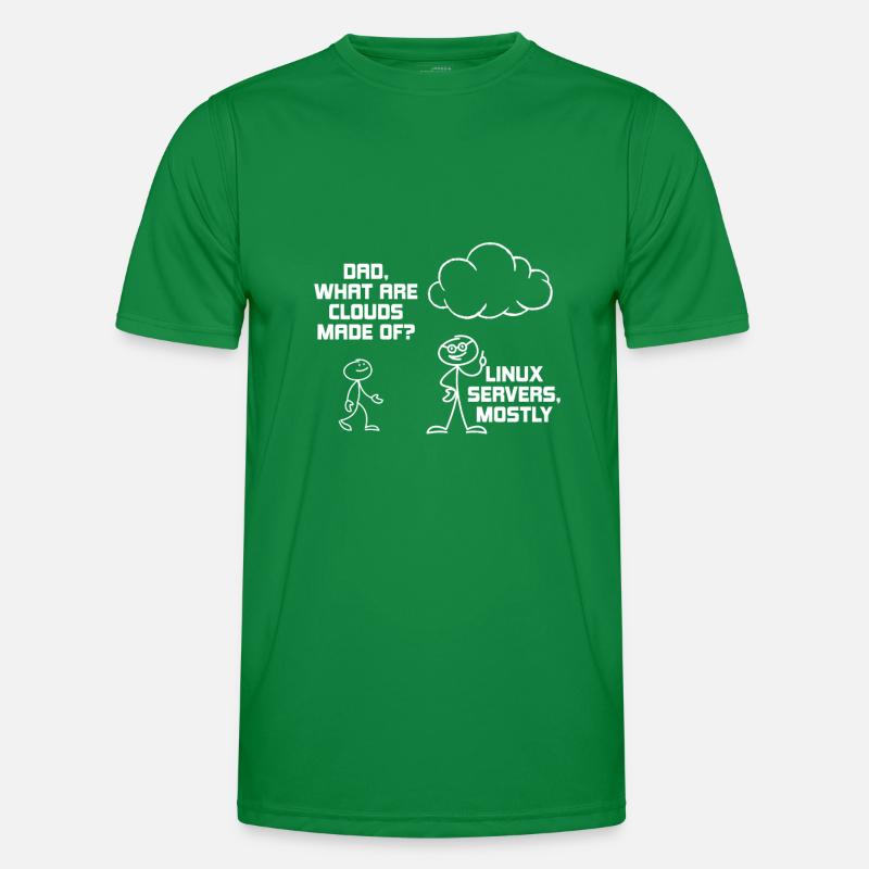 Linux Servers Computer Cloud Männer Funktions-T-Shirt