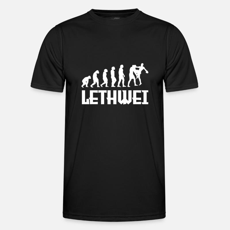 Lethwei Evolution - Männer Funktions-T-Shirt - Schwarz