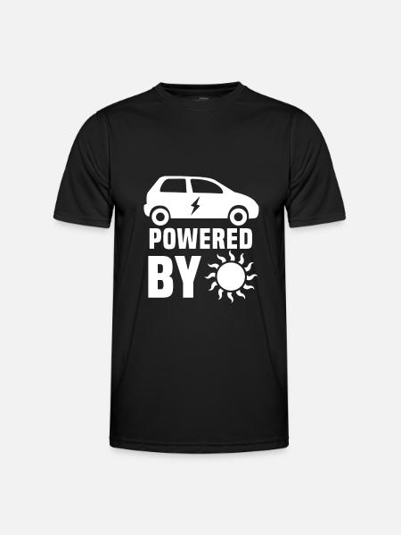 Electric car - Men's Functional T-Shirt - black