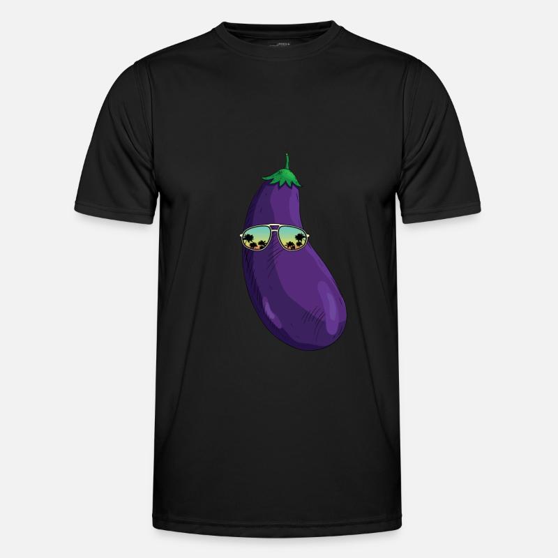 Cool eggplant Men's Functional T-Shirt