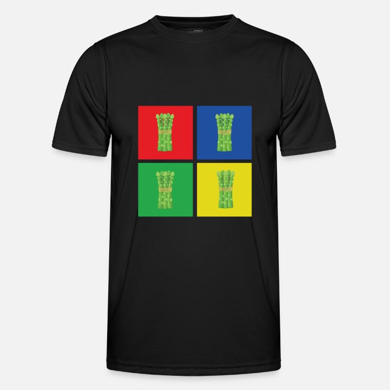 Spargel Geschenk Männer Funktions-T-Shirt