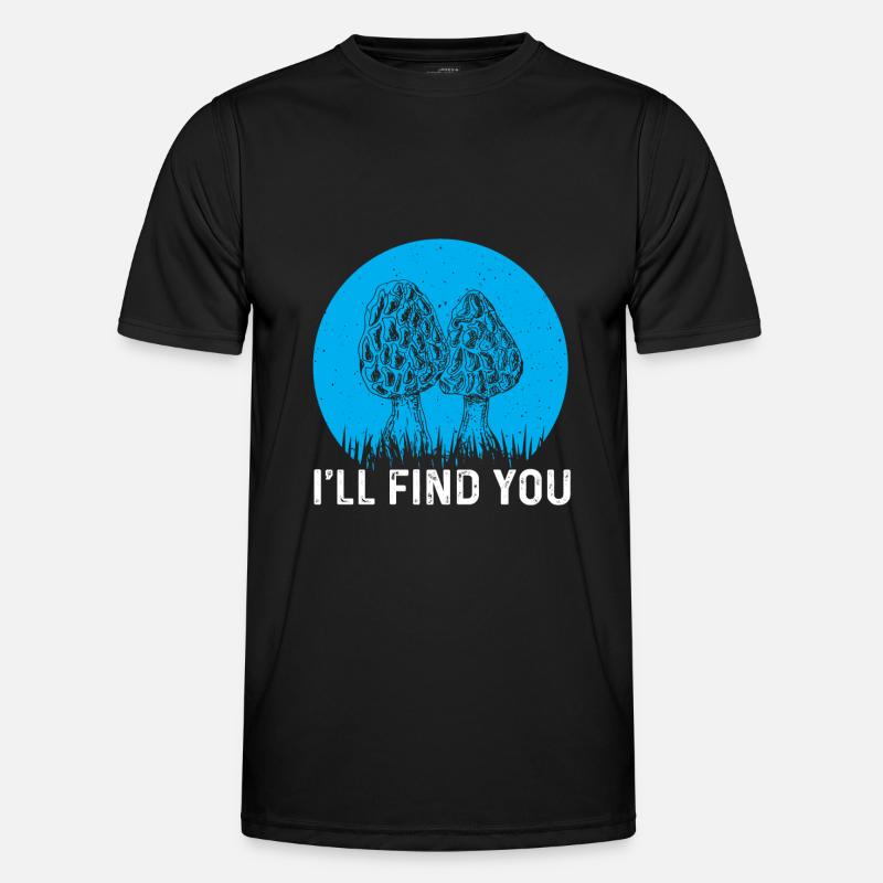 Morels Gift - Men's Functional T-Shirt - black