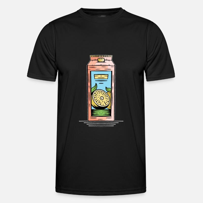 Orangensaft Männer Funktions-T-Shirt