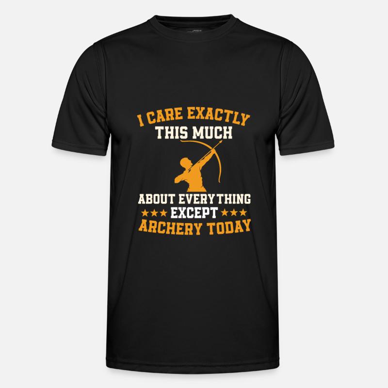 Archery Gift Idea - Men's Functional T-Shirt - black