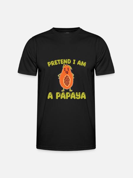 Papaya - Men's Functional T-Shirt - black