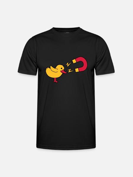 Chick Magnet Womanizer Logo - Men's Functional T-Shirt - black