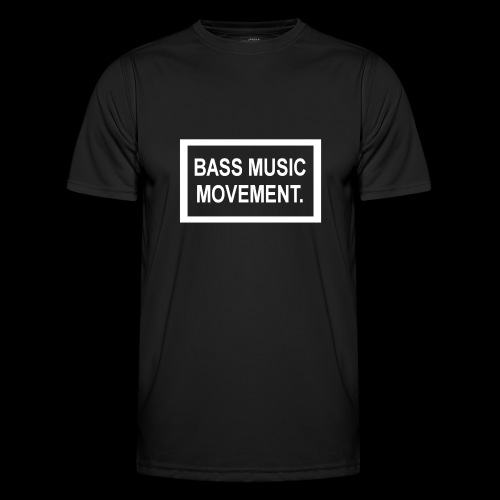 Bass Music Movement - White - Men's Functional T-Shirt