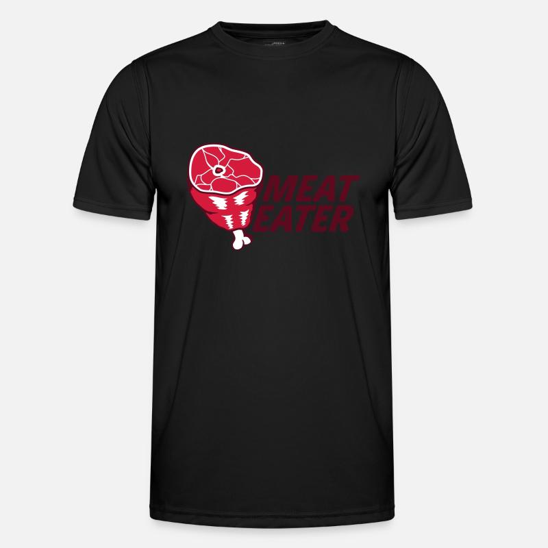 meat eater meat haxe eisbein thighs eat gri Men's Functional T-Shirt