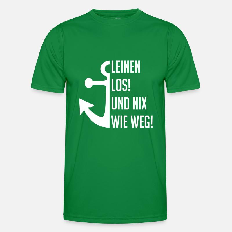 Leinen los! Männer Funktions-T-Shirt