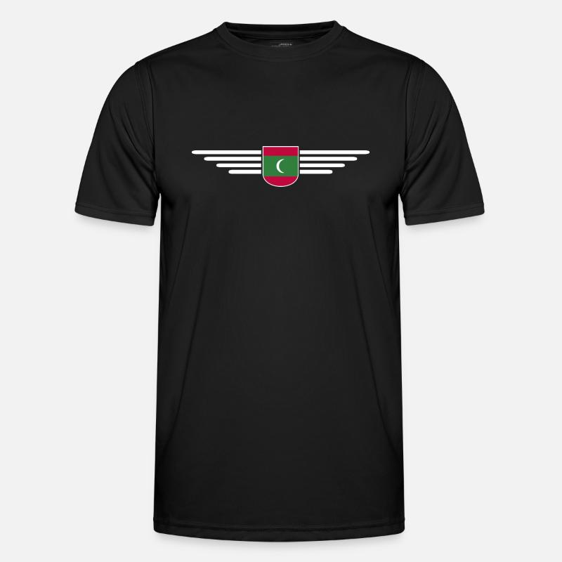 Malediven Fans: Exklusive Shirts - Männer Funktions-T-Shirt - Schwarz