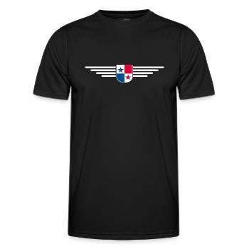 Conception du t-shirt Panama - T-shirt sport Homme - noir - Devant - AI Model Male 178 dark (178cm)