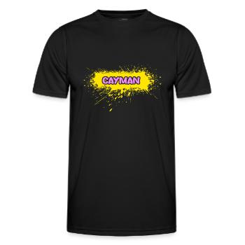 Sonne - Männer Funktions-T-Shirt - Schwarz - Vorne - AI Model Male 178 dark (178cm)