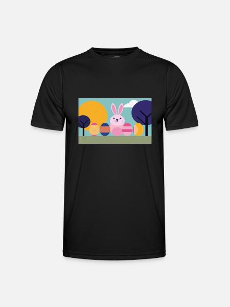 Easter Bunny No.07 - Men's Functional T-Shirt - black