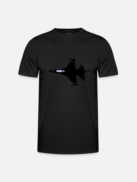 jet flying - Men's Functional T-Shirt - black