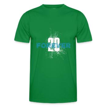 Forever 28 - Männer Funktions-T-Shirt - Kelly Green - Vorne - AI Model Male 178 dark (178cm)