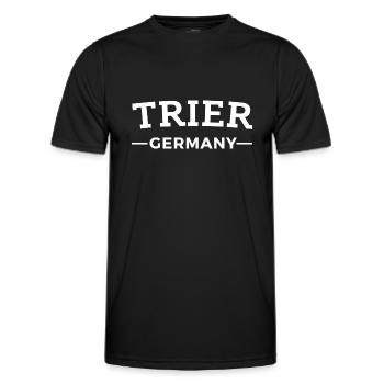 Trèves Allemagne My Homeland Idée cadeau - T-shirt sport Homme - noir - Devant - AI Model Male 178 dark (178cm)