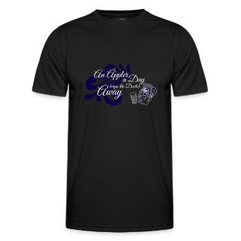 An Äppler a Day, éloigne le Docteur - Hessisch - T-shirt sport Homme - noir - Devant - AI Model Male 178 dark (178cm)