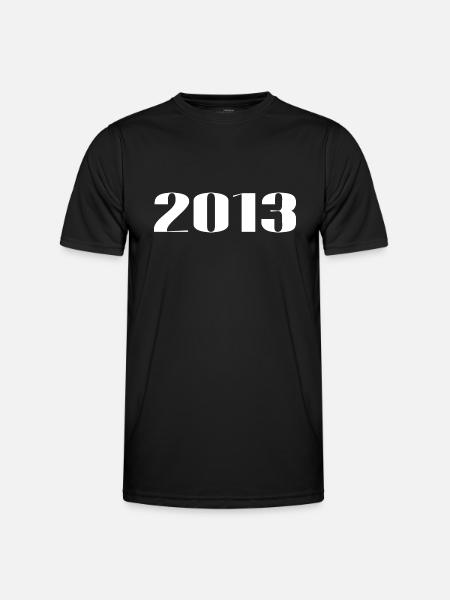2013 - Cadeau né en 2013 - T-shirt sport Homme - noir
