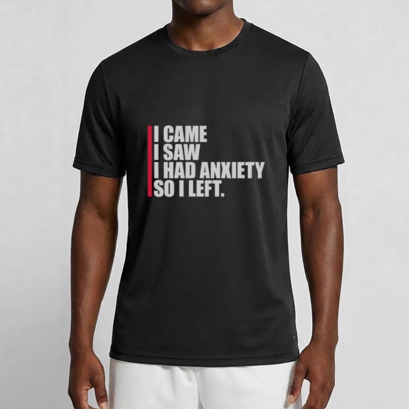 J’avais de l’anxiété en disant T-shirt sport Homme