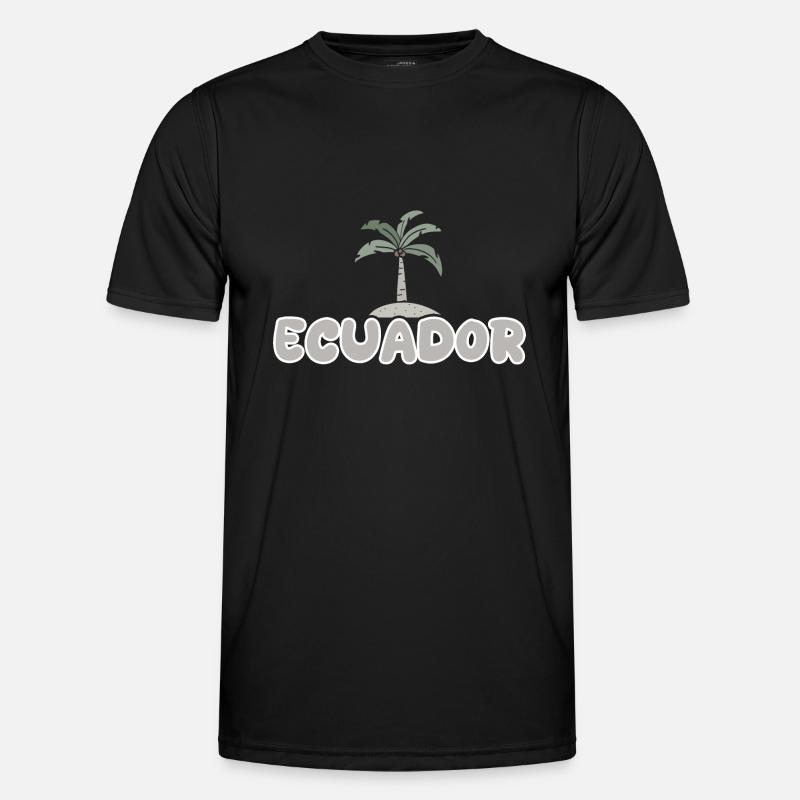 Ecuador as Ecuador - Men's Functional T-Shirt - black