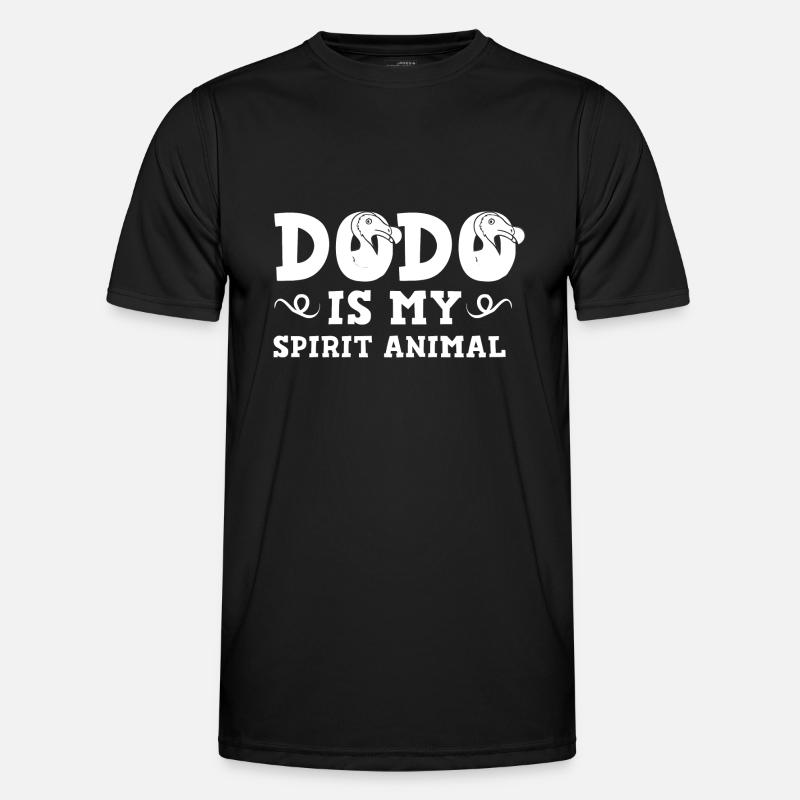 Dodo Vogel Dronte Dudu Skelett Madagaskar - Männer Funktions-T-Shirt - Schwarz
