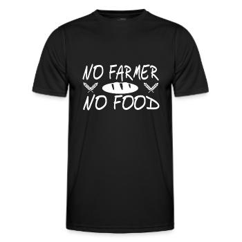 Farm - Men's Functional T-Shirt - black - Front - AI Model Male 178 dark (178cm)