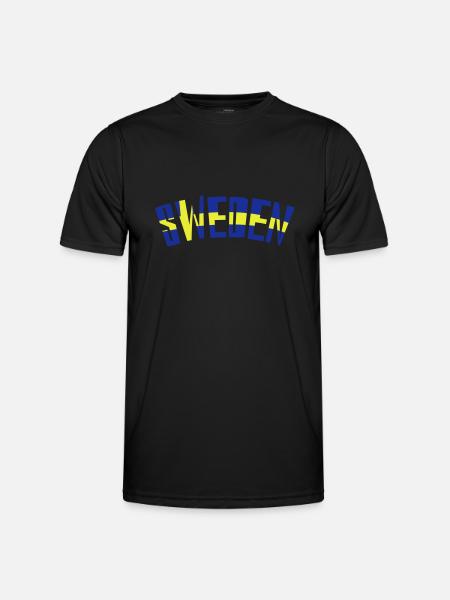 Sweden - Men's Functional T-Shirt - black