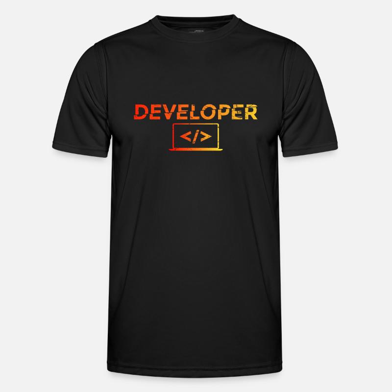 Developer - Informatik IT EDV PC Computer Shirt - Men's Functional T-Shirt - black