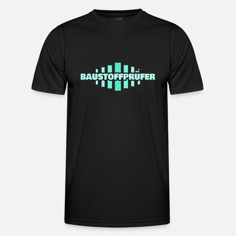 Occupation: Building materials tester - Men's Functional T-Shirt - black